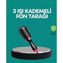 Egecen Kurutmalı Saç Şekillendirici Fönlü Fırça 1200 Watt Güç - EC001Z-55UHY3