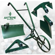 Aktepe Group Dört Aparatlı Çapalama Ot Yolma Fide Kenar Çevreleme ve Karık Açma Çapa Makinesi