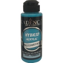 Cadence H041 Turkuaz Multisurfaces 120 ml Yüksek Kapatma Gücüne Sahip Akrilik Boya