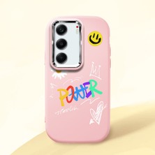Ucuc Tecno Camon 40(Cm5) Uyumlu Darbe Emici Kamera Korumalı Pembe Silikon Kılıf