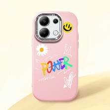 Ucuc Redmi Note 13 4g Uyumlu Darbe Emici Kamera Korumalı Pembe Silikon Kılıf