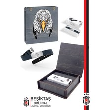 Feyza Design Orijinal Lisanslı Siyah Spor Bileklik ve Ahşap Kutulu Set