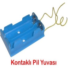 Decostyle Pil Yuvası - Okul Deney Pil Yatağı 10 Adet