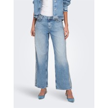 ShopINN Onlsunset Cobaın Reg Rhıne W Red Dnm Cro Kadın Light Blue Denim Denim Pantolon - 15342633
