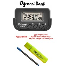 Feyza Design Kronometreli Öğrenci Saati ve Kalem Seti