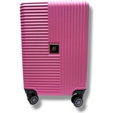 Chapel 595-2026 Abs 4 Teker Kabin Boy Valiz Açık Pembe