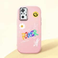 Ucuc Redmi Note 10 Pro Uyumlu Darbe Emici Kamera Korumalı Pembe Silikon Kılıf