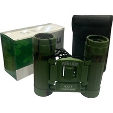 Epilons 8X21 Dürbün Kamuflaj Dürbünü 56M/1000M Kauçuk Kaplama