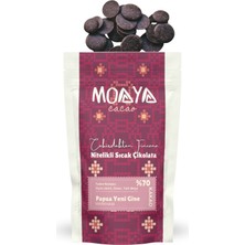 Moaya Cacao Bitter Içilebilir Çikolata - %70 Papua Yeni Gine Ham Kakao Kitlesi ve Yağı