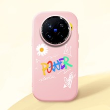 Ucuc Vivo X200 Pro Uyumlu Darbe Emici Kamera Korumalı Pembe Silikon Kılıf