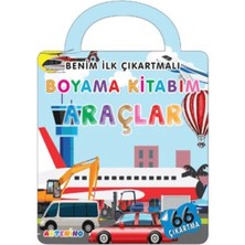 Decostyle Benim Ilk Çıkartmalı Boyama Kitabım - Araçlar