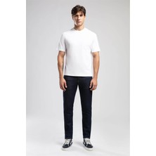 Hevass Erkek O Yaka T-Shirt Beyaz