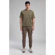 Lee Cooper Hevass Erkek O Yaka Kısa Kol T-Shirt Haki