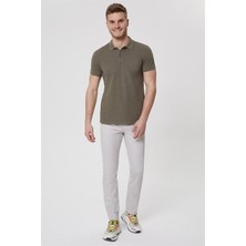 Lee Cooper Miless Erkek Polo Yaka T-Shirt Haki