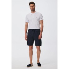 Lee Cooper Burf Erkek %100 Pamuk Dokuma Şort Koyu İndigo