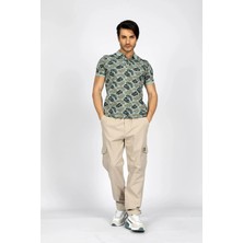 Lee Cooper Newjoseph Erkek %100 Pamuk Polo Yaka T-Shirt Mint