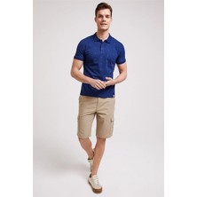 Lee Cooper Man 1 Erkek %100 Pamuk Şort Bej
