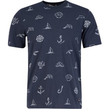 Lee Cooper Hughes Erkek %100 Pamuk Bisiklet Yaka T-Shirt Antrasit