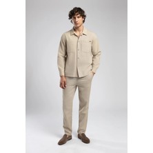 Lee Cooper Marsello Erkek Uzun Kol Dokuma Gömlek