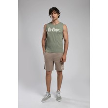 Lee Cooper Dorin Erkek %100 Pamuk Şort Vizon