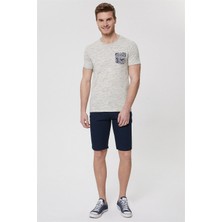 Lee Cooper Jaxton Erkek %100 Pamuk Dokuma Şort Lacivert