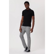 Lee Cooper Twins Erkek %100 Pamuk Polo Yaka T-Shirt Siyah