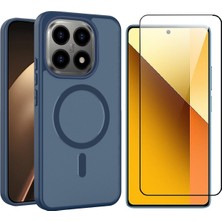 Vendas Xiaomi Mi 15T Uyumlu Kılıf Mat Arka Yüzey Jota Magsafe Kapak + Cam Ekran Koruyucu