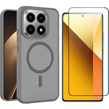 Vendas Xiaomi Mi 15T Uyumlu Kılıf Mat Arka Yüzey Jota Magsafe Kapak + Cam Ekran Koruyucu