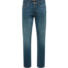 Only & Sons Normal Mavi Erkek Denim Pantolon 22037009 Onsweft Reg. Jax Taı Dnm