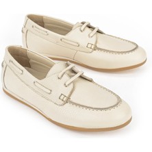 Ziya, Kadın Hakiki Deri Günlük Ayakkabı 1611022Z2776 Bej