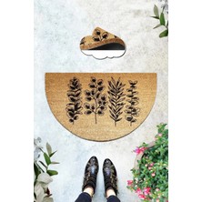 Chilai Home Coco Diesen 45X75 cm Doğal Koko Kıl Paspas,hindistan Naturel Kapı Önü Paspası