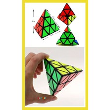 Feyza Design Profesyonel Speed Piramit Akıl Küpü 10X10X10 cm Eğitici Oyuncak