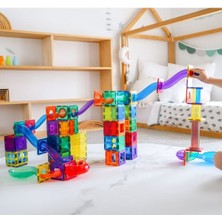 Feyza Design Eğitici Parçalı Manyetik Blok ve Silindirler Seti
