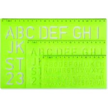 Hatas Büyük Harf Yazı Seti 10- 20 -30 mm Takım