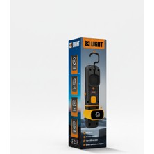 Askı Aparatlı - Mıknatıslı - Type-C Şarjlı El Feneri - Tamirci ve Kampçılar Için Uygun KL-D92