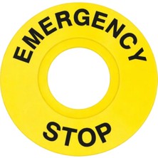 Gwest Fd/60 60MM Acil Stop Etiketi 100 Adet