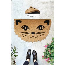 Chilai Home Coco Grazie 45X75 cm Doğal Koko Kıl Paspas,hindistan Naturel Kapı Önü Paspası
