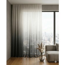 Miabella Home Renk Geçişli Degrade Hazır Tül Perde 13147