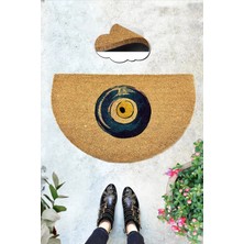 Chilai Home Coco Mat Tallone 45X75 cm Doğal Koko Kıl Paspas,hindistan Naturel Kapı Önü Paspası