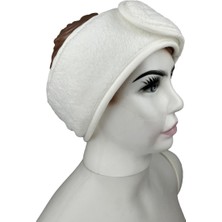 Feyza Design Beyaz Sporcu Saç Bandı - Çok Amaçlı ve Konforlu