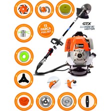 Prowackers German TX-462 Max Seri Sırt Tipi Benzinli Ot Çalı Çim Biçme Tırpanı+ 11 Pcs Full Set Hali Yıkamalı