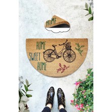 Chilai Home Coco Wiekan 45X75 cm Doğal Koko Kıl Paspas,hindistan Naturel Kapı Önü Paspası