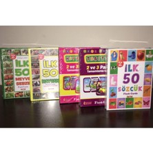 Feyza Design 0-2 Yaş Bebek Zeka Kartları Eğitici 5'li Set