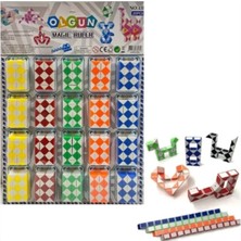 Feyza Design 20'li Sihirli Yılan Zeka Küpü - Eğitici Oyuncak