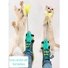 Feyza Design Yaylı Kedi Zeka Oyuncak Pembe