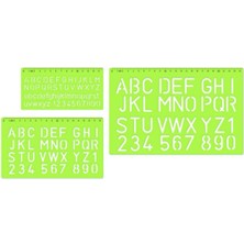 Hatas Büyük Harf Yazı Seti 10-20-30 mm Takım 2260