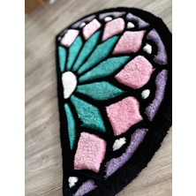 Tufty Friends Çok Amaçlı El Yapımı Tufting Halı Yumuşak Tüylü Kaymaz Taban Halı