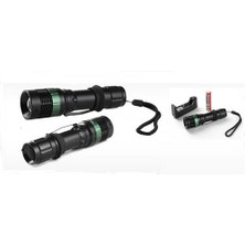 Epilons Power 500 Lumen 600 Metre Işık Uzantılı Zoomlu Şarjlı El Feneri 6109