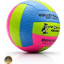 Feyza Design Yumuşak Iç ve Dış Mekan Voleybol Topu - Çok Renkli 5 Numara