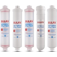 Sulax Inline Su Arıtma Filtresi 5'li Set